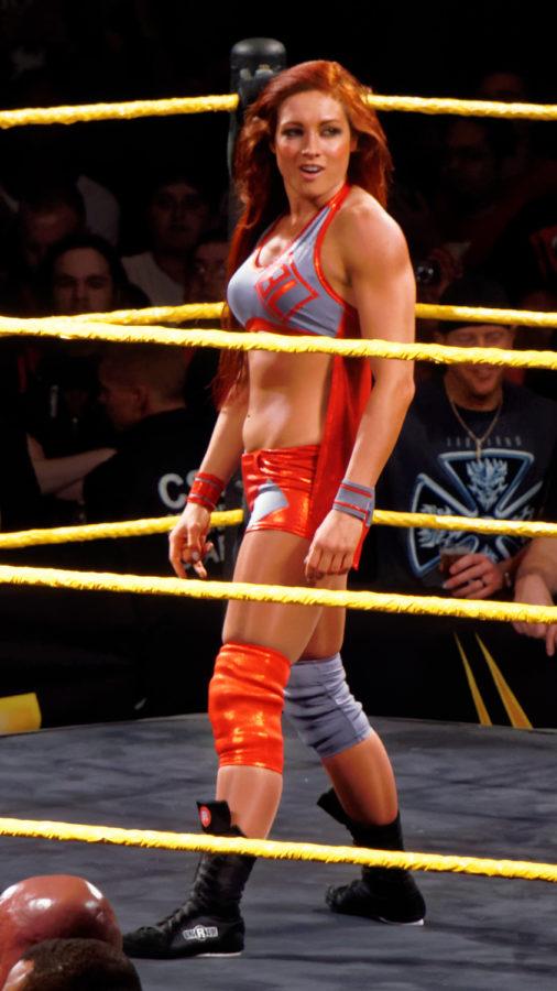 Becky Lynch at a WWE NXT event in 2015.
