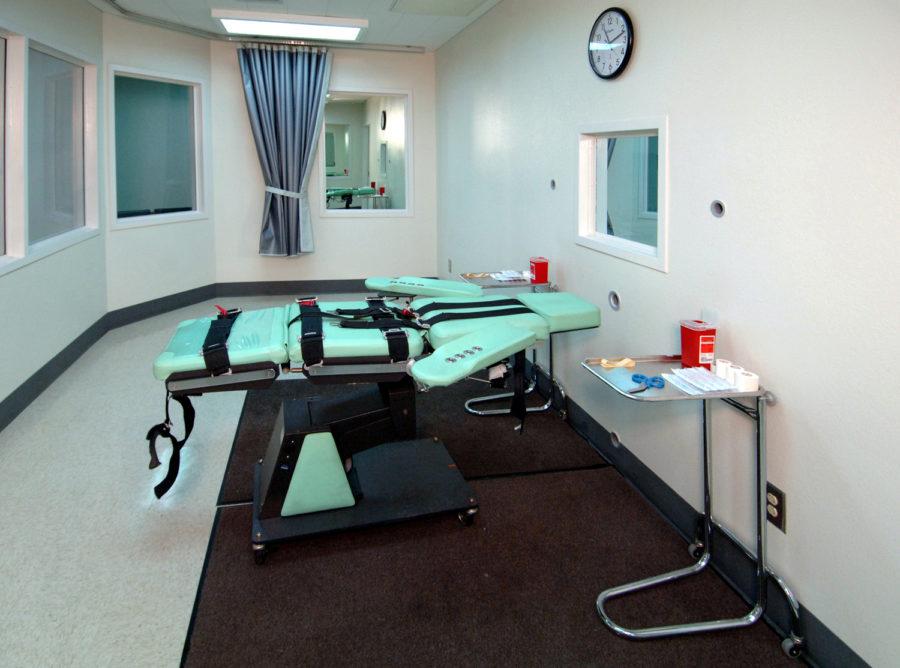  A California prison lethal injection room.
