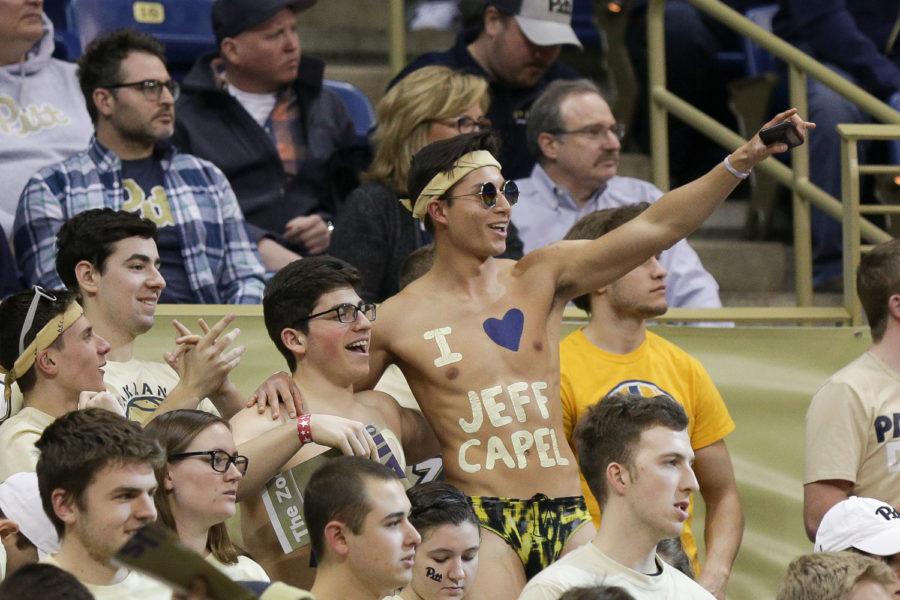 The Oakland Zoo during Pitt men’s basketball’s January matchup with Duke.
