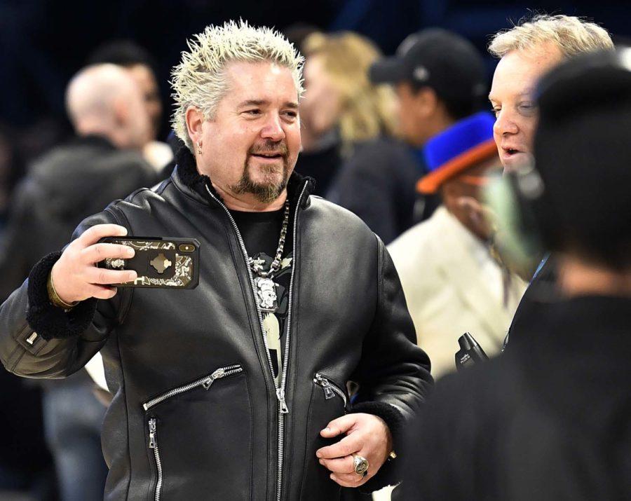 Guy Fieri of “Diners, Drive-Ins, and Dives” fame.
