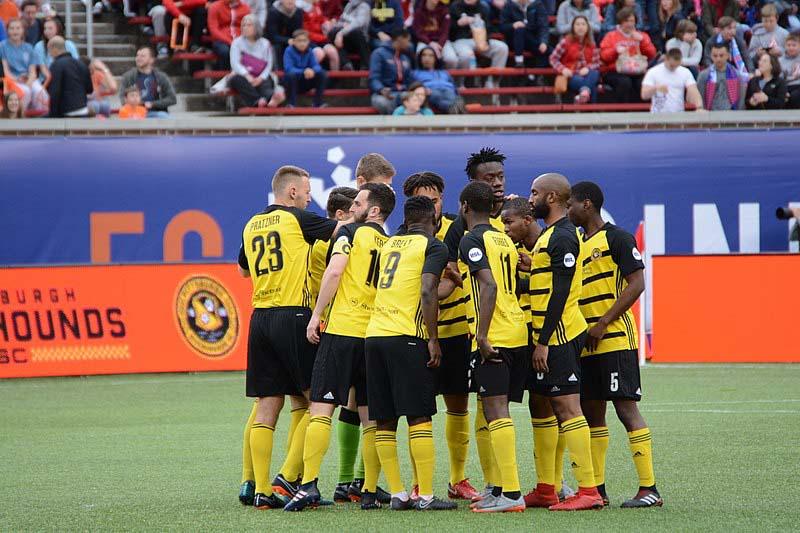 The Pittsburgh Riverhounds are Pittsburgh’s professional soccer team. They will be playing again this Saturday night in the Eastern Conference semifinals — the biggest match in the club’s 20-year history. 