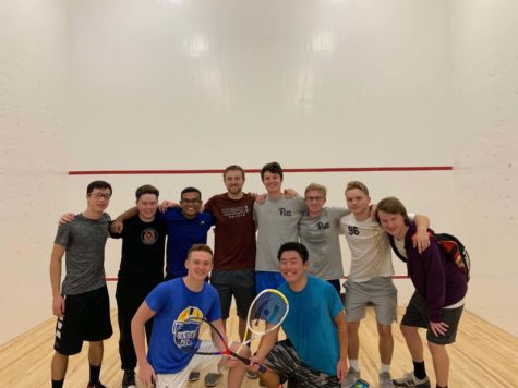 The Pitt club squash team has been around since last year, but just became competitive this season. 
