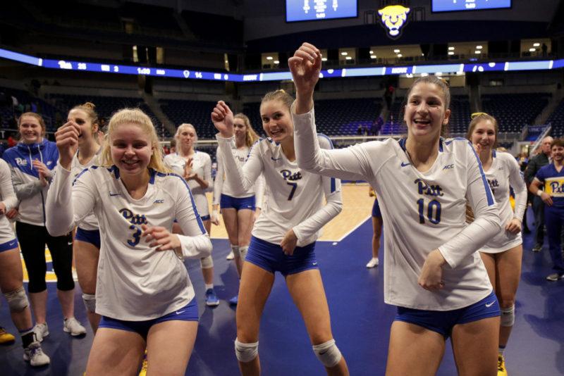 Pitt Volleyball Breezes Past Bison In Tournament Opener, 3-0 - The Pitt ...