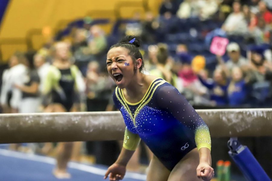 Five Pitt gymnasts earned all-conference honors in the 2020 East Atlantic Gymnastics League, including senior transfer Michaela Burton, who wrapped up her career with three First Team honors for bars, beam and floor. 