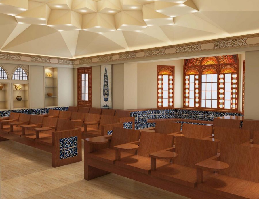 The Finnish and Iranian (pictured) Nationality Rooms are in the fundraising process and will be coming to the Cathedral within the next few years. 