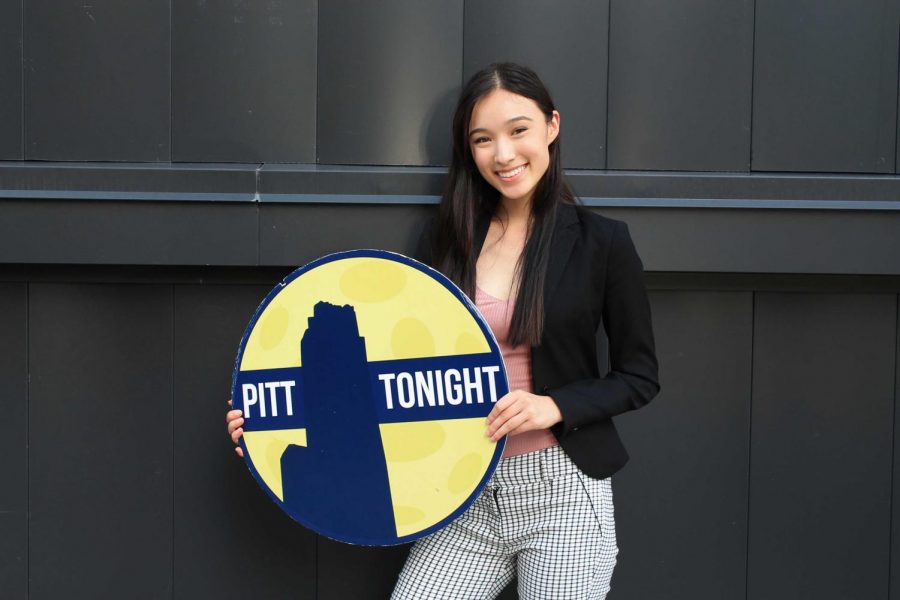 Victoria+Chuah%2C+a+junior+majoring+in+computer+science%2C+will+host+Pitt+Tonight+this+season.+