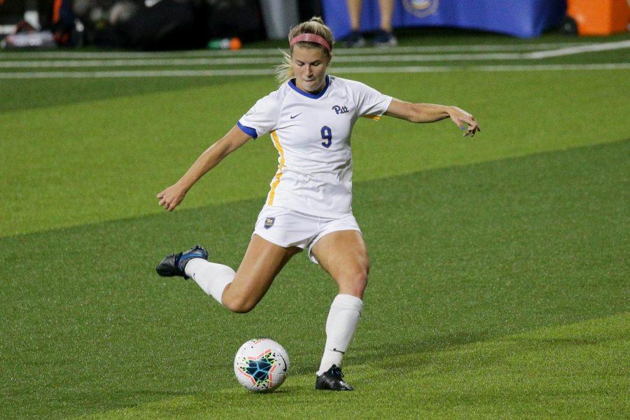 Pitt women’s soccer celebrated its last home game of the season with a 2-0 bounce-back win against the Miami Hurricanes. 