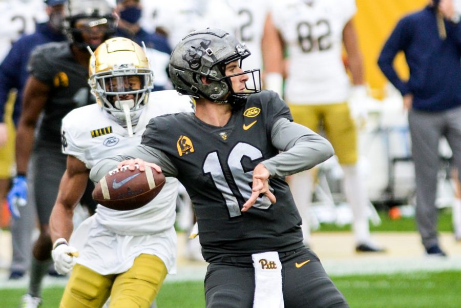 First-year quarterback Joey Yellen filled in for the Panthers during the last two Pitt games while Kenny Pickett dealt with an ankle injury.