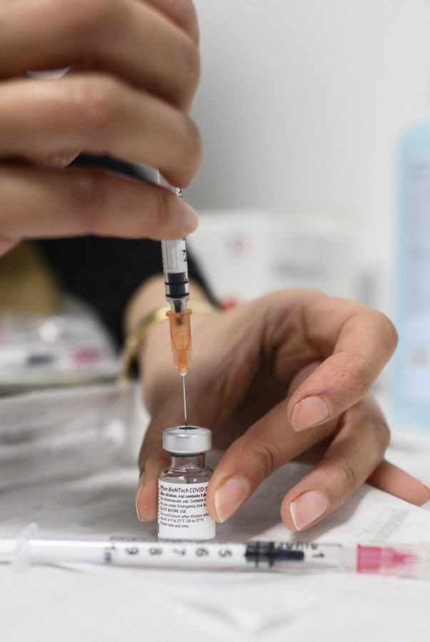 Students in the Pitt Nursing and Pharmacy schools received emails informing them of their eligibility to receive the COVID-19 vaccine through the UPMC hospitals. 