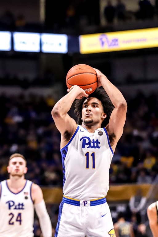 Pitt star forward Justin Champagnie announced on Tuesday that he will test the NBA Draft process.