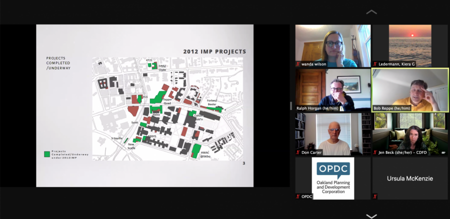 The Oakland Planning and Development Corp. held its monthly meeting on Tuesday night via Zoom.