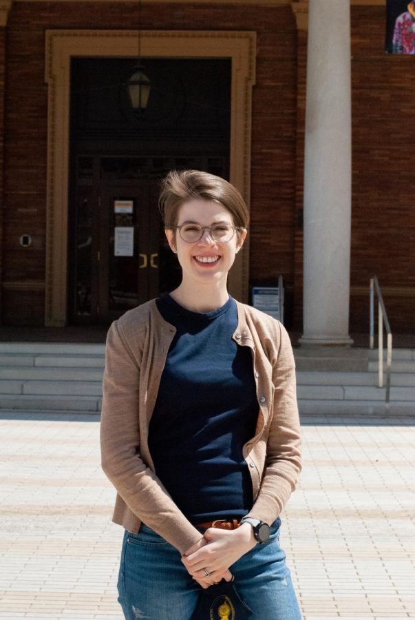 Chloe Shearer, a statistician with the Human Engineering Research Laboratory in the Department of Physical Medicine and Rehabilitation, started the Pitt Disability Community in January.