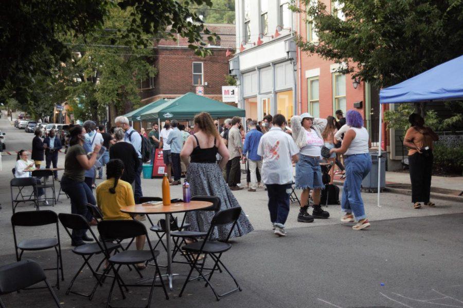 “Making home here” debuted on Thursday night with a free community block party, which included games of hopscotch, jump rope, a DJ and vegan food trucks.