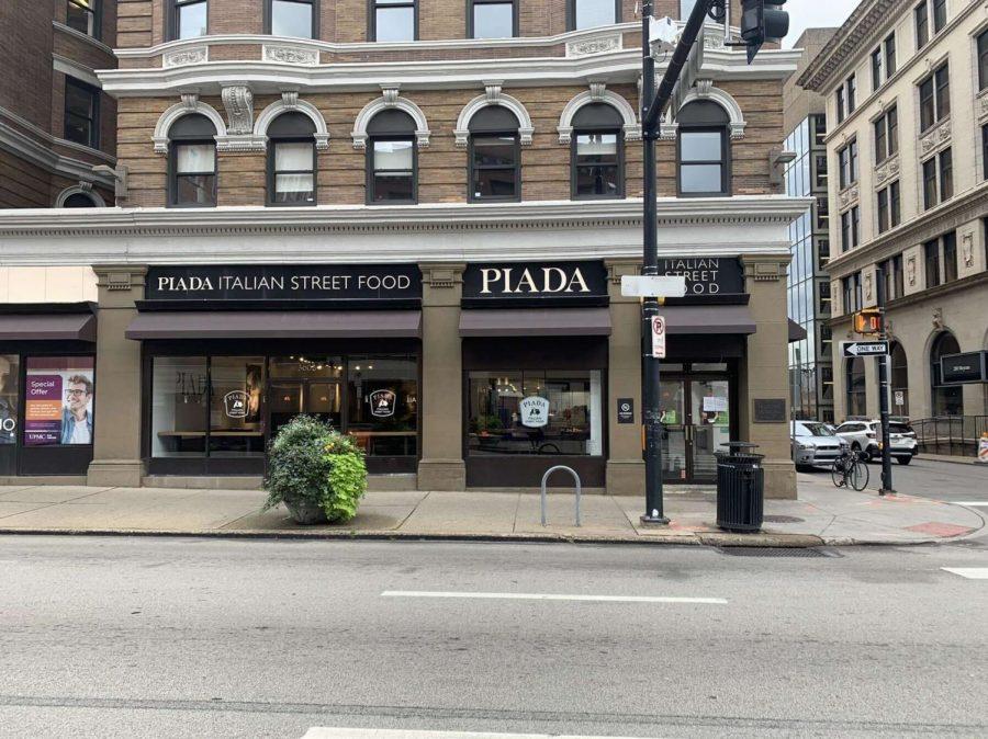 Piada Italian Street Food is located on the corner of Forbes and Meyran Avenues.