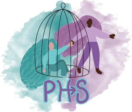 The logo of Project Healing Sideways, a student group that supports survivors of intimate partner violence.