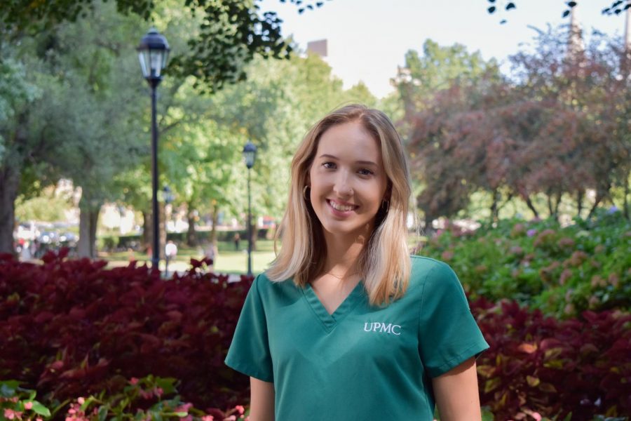 Gracelyn Mauro is a sophomore psychology major and a patient care technician at UPMC Presbyterian. 