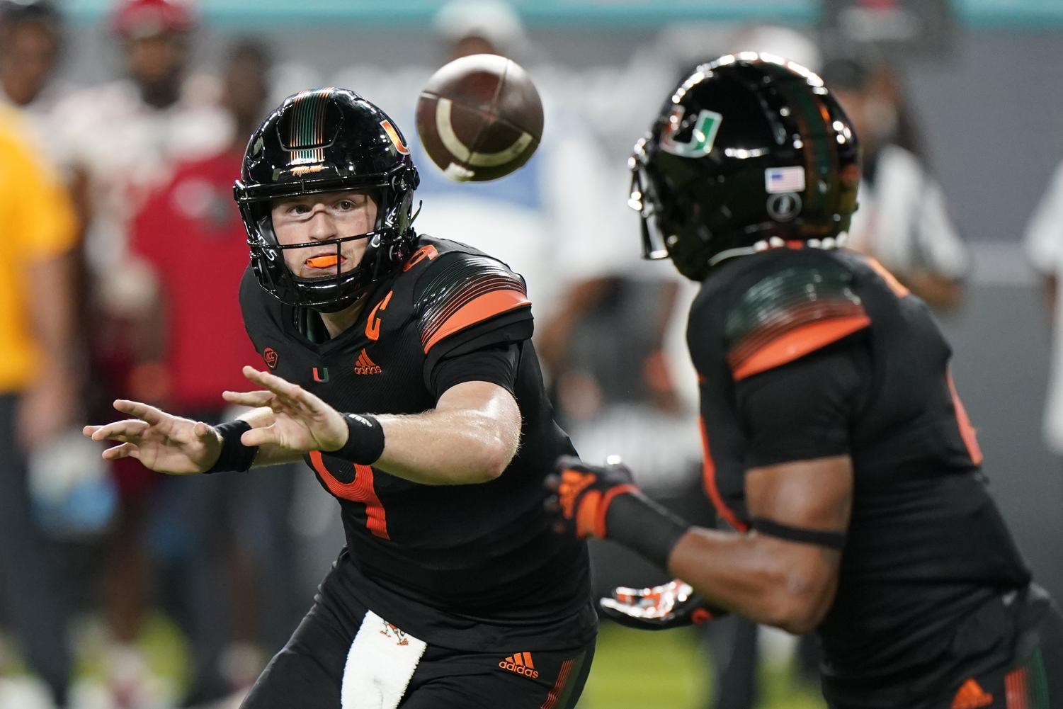 Hurricanes quarterback Tyler Van Dyke 'ready to roll'