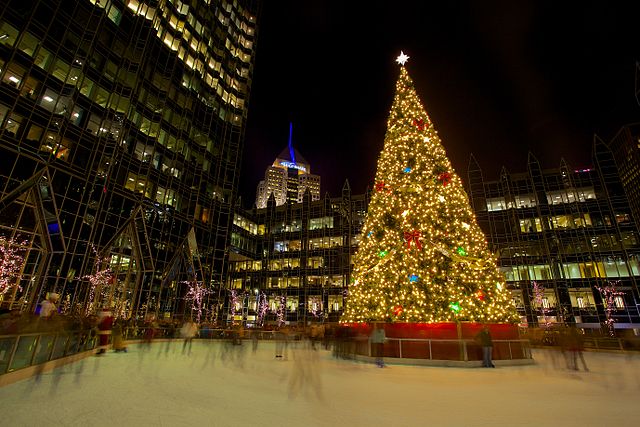 The UPMC Rink at PPG Place.