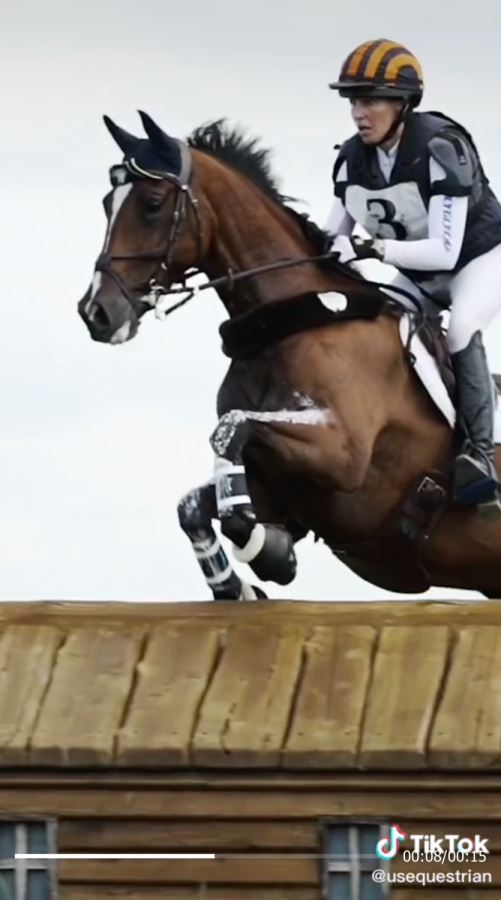 A 2021 TikTok video from the US equestrian team highlights several of the teams jumps.