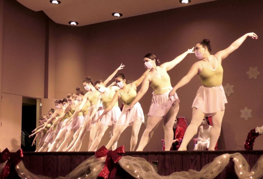 Pitt Ballet Club at their Nutcracker performance in December 2021.