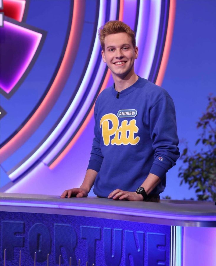 Andrew Lafferty, a sophomore political science major, on “Wheel of Fortune.” 