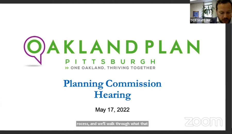 The planning commission’s public hearing on Tuesday.
