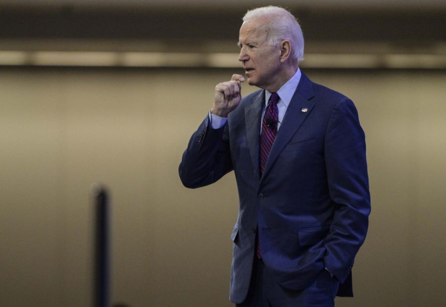 President Joe Biden speaks at the Public Education forum Downtown in 2019 during his campaign.