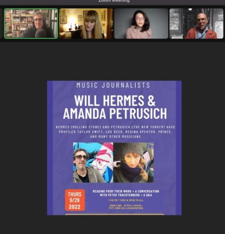 Music journalists Will Hermes and Amanda Petrusich talk music and artistry during Q&A