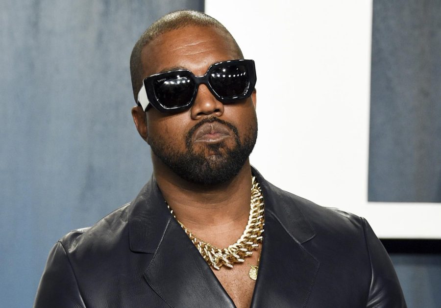 Kanye West arrives at the Vanity Fair Oscar Party on Feb. 9, 2020, in Beverly Hills, Calif. 