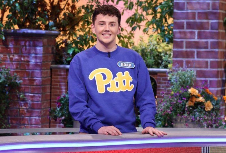 Noah Stockwell competes on Wheel of Fortune. 
