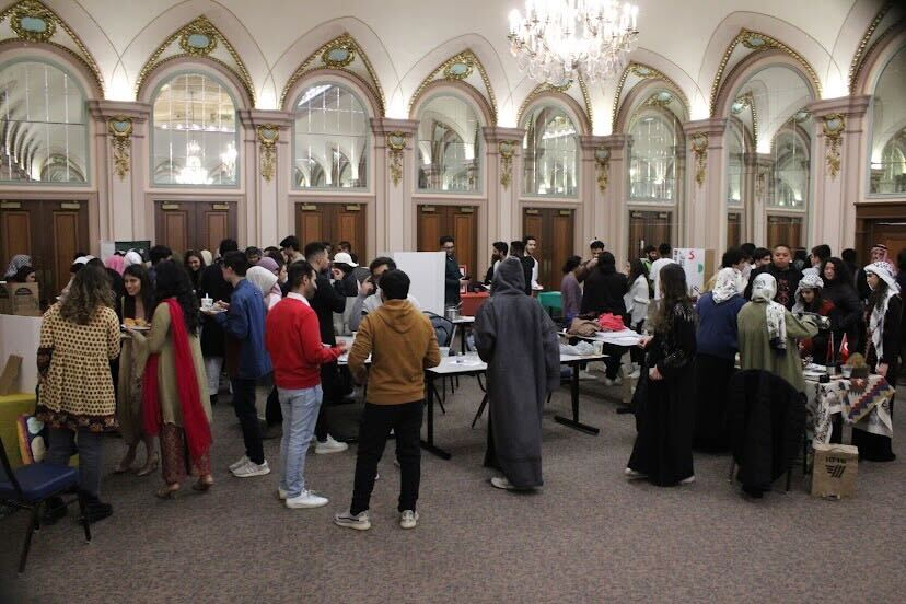 Halal-a-palooza in the William Pitt Union on Friday evening. 
