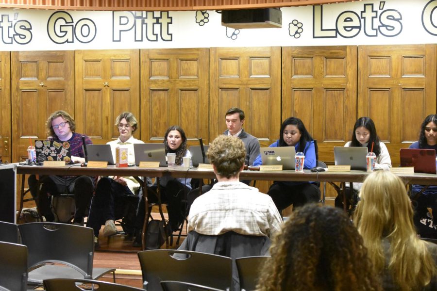 Student Government Board at its weekly meeting in Nordys Place Tuesday night.
