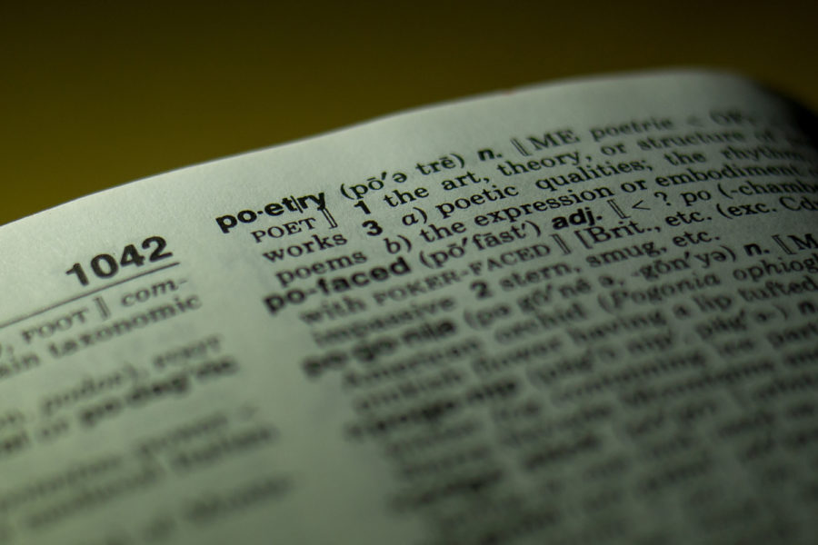 Dictionary definition of poetry. 