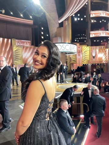 Aditi Sridhar presented at the Oscars on March 12. 