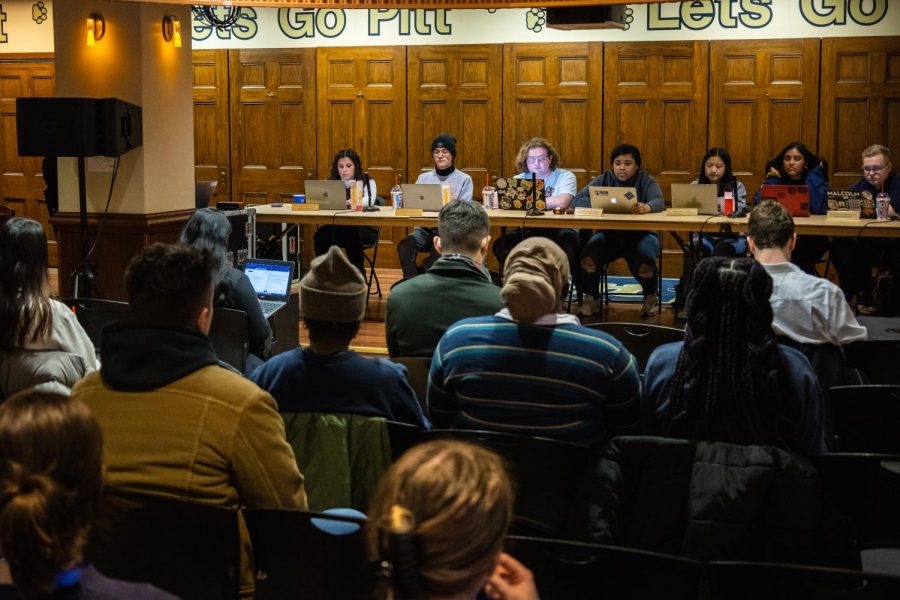 Student Government Board at its weekly meeting in Nordy’s Place Tuesday night.