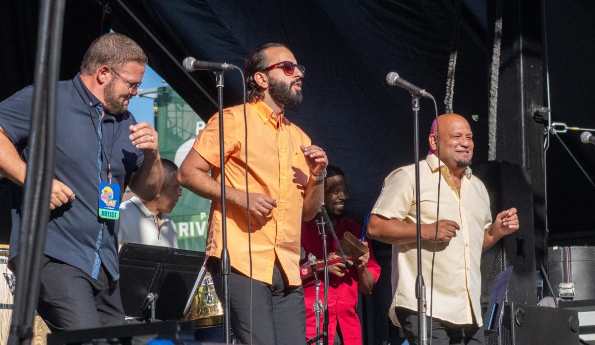 The+Spanish+Harlem+Orchestra+performs+during+the+Pittsburgh+International+Jazz+Festival+on+Saturday+at+Highmark+Stadium.