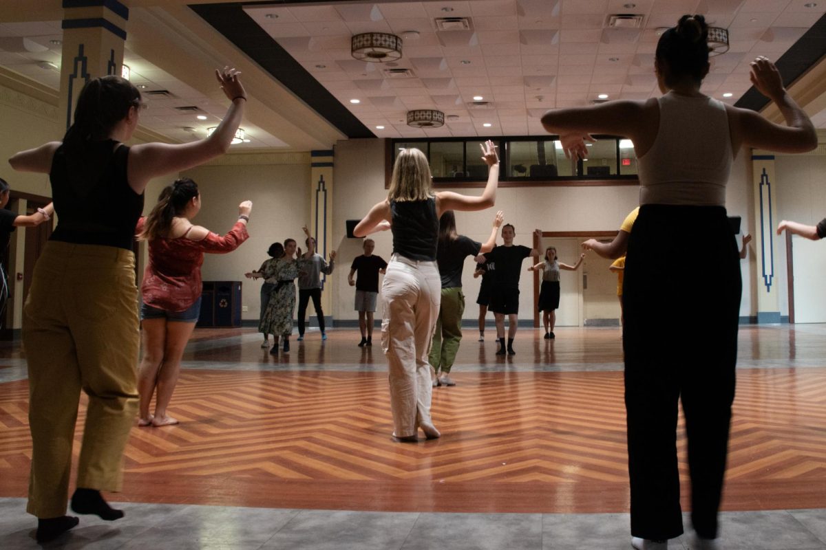 Pitt Ballroom Dance Club tangos through WPU for dance bootcamp