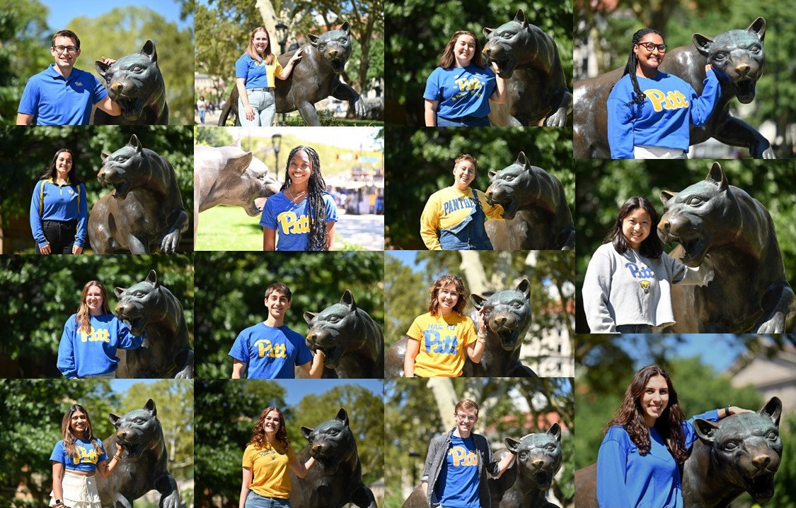 Collection of all the 2023-2024 Spirit of Pitt Homecoming candidates.