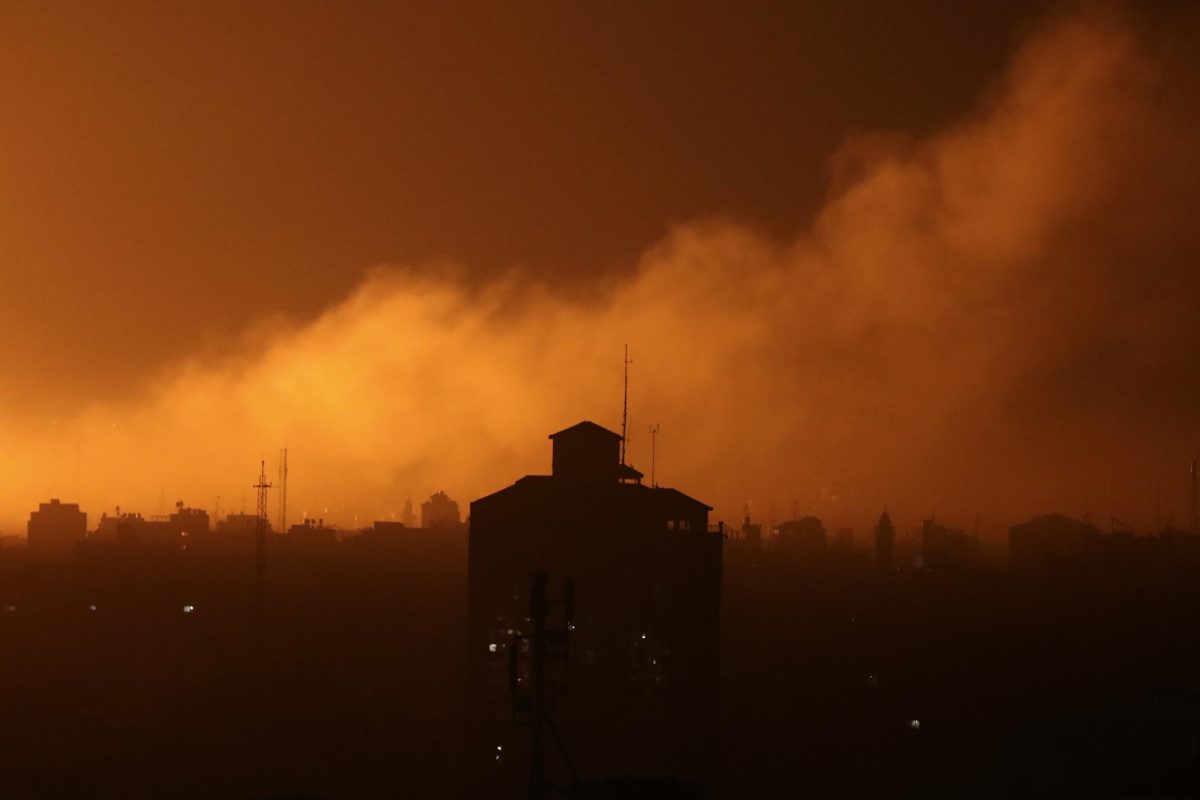 Photo: Fire and smoke rise following Israeli airstrikes in northern Gaza Strip, Monday, Oct. 30, 2023.