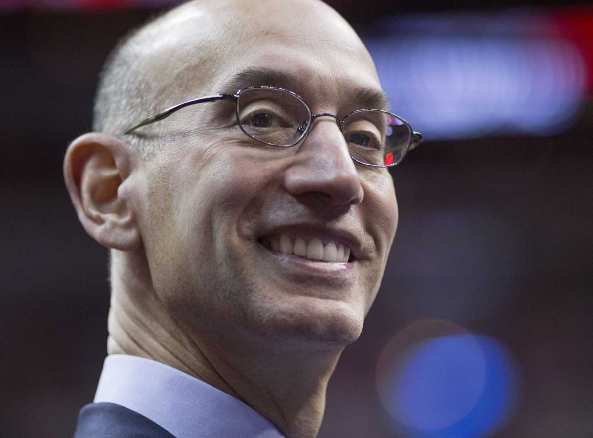 NBA Commissioner Adam Silver at a game between the Cleveland Cavaliers and Washington Wizards at Verizon Center on Nov. 21, 2014, in Washington, D.C.