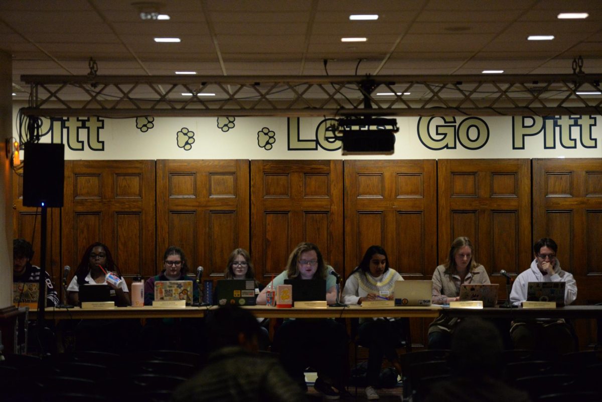 Members of Student Government Board speak during Tuesday’s public meeting in Nordy’s Place.