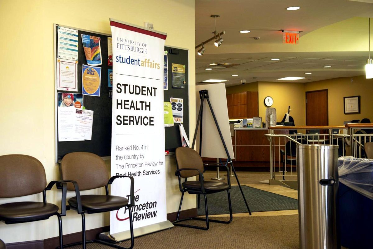 Pitt’s Student Health Services in Nordenberg Hall.