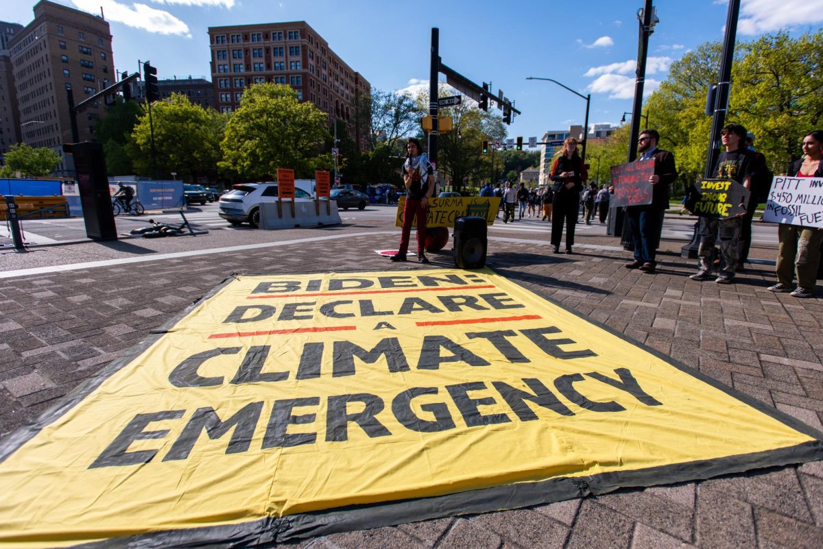 ‘Reclaim Earth Day’ protest calls for Pitt to divest from fossil fuels