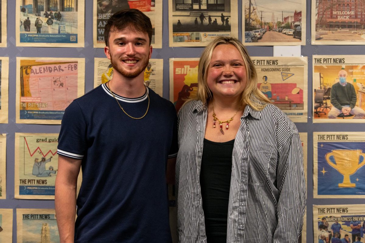 (from left to right) Managing Editor Brian Sherry, and Editor-in-Chief Ryleigh Lord