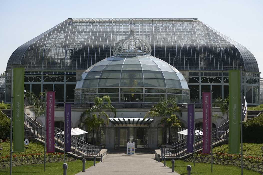 Phipps Conservatory is located in the middle of Schenley Park in Oakland.