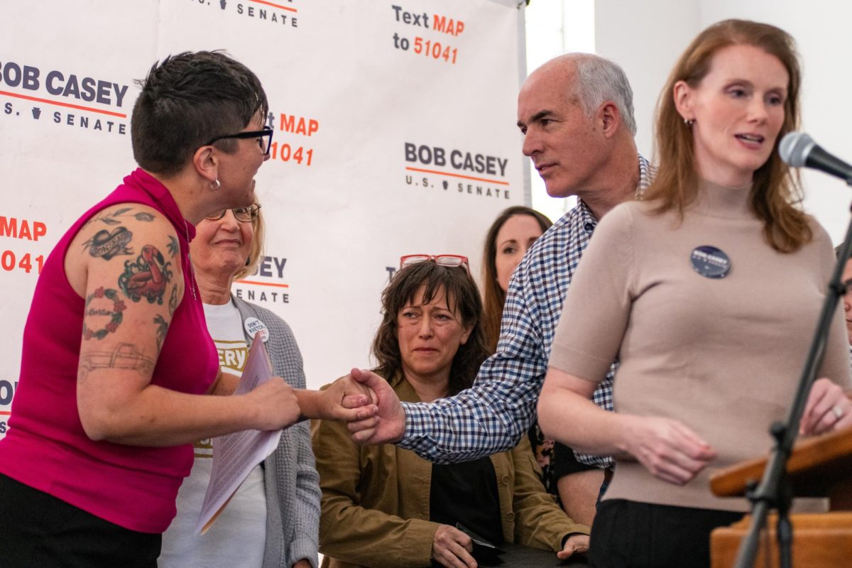 On Friday, Democratic Sen. Bob Casey spoke alongside a local group of women to speak out on the importance of reproductive health care. Women and mothers within the community shared their personal stories and support before Tuesday's election.