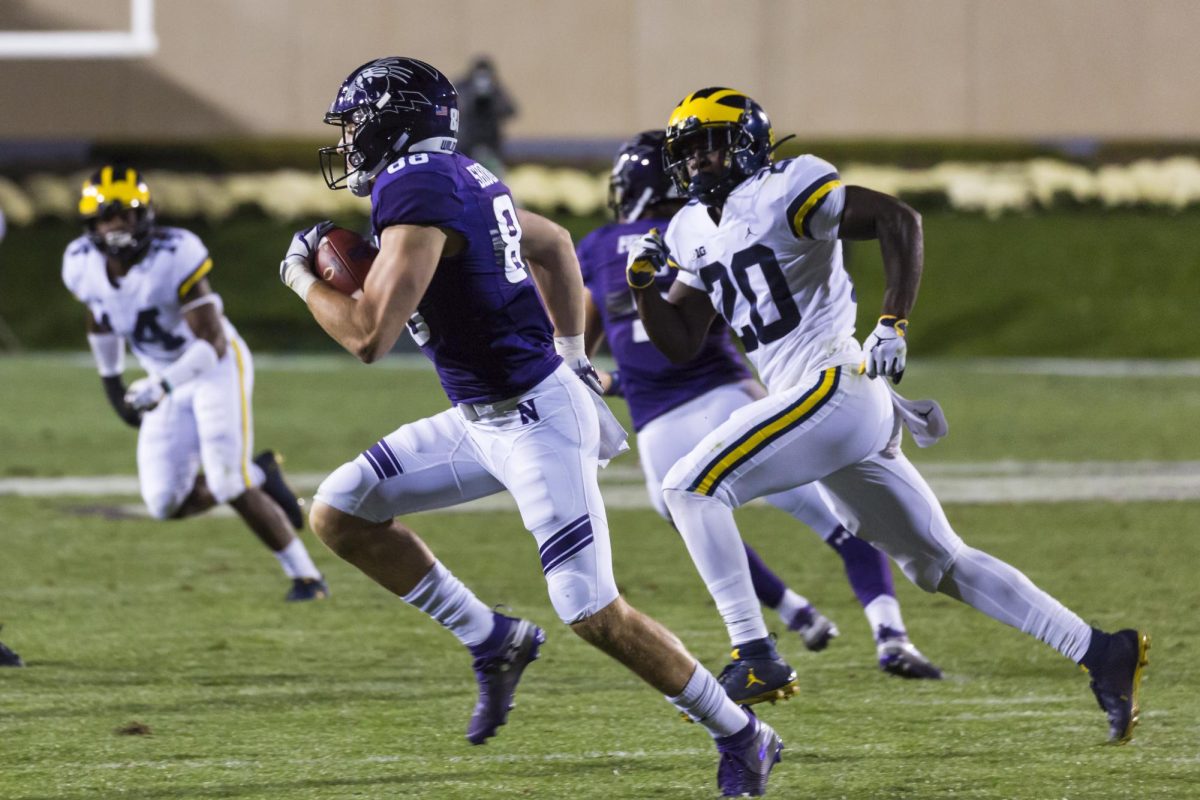 Ben Skowronek playing for Northwestern.