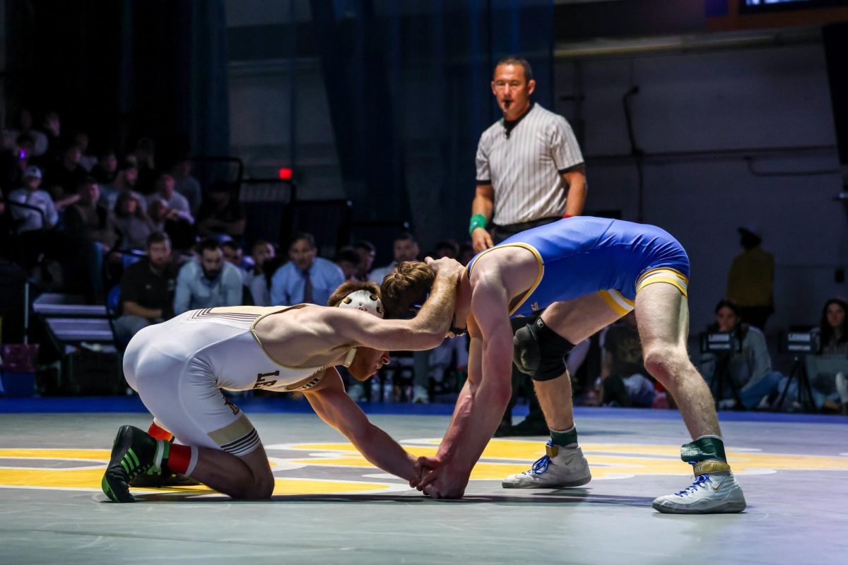 Pitt wrestling defeats Lehigh 21-12 in the Fitzgerald Field House on Sunday, Nov. 24.
