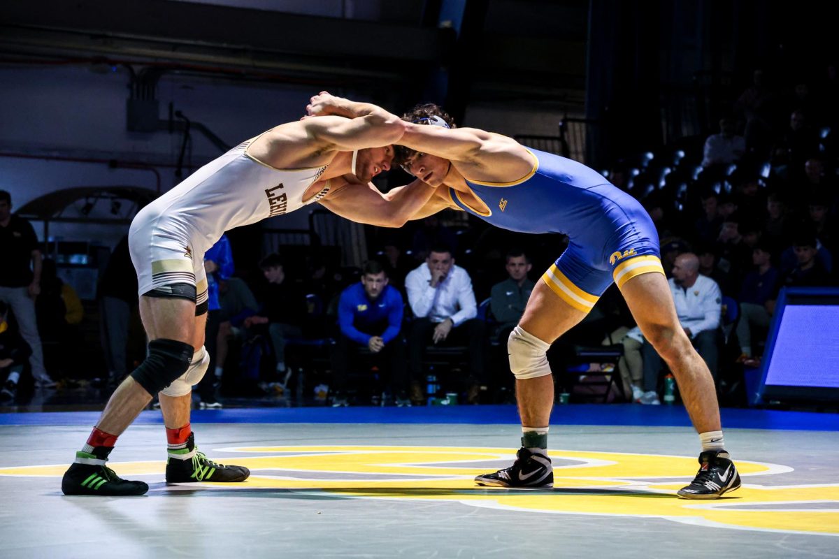 Pitt and Lehigh wrestle in the Fitzgerald Field House on Sunday, Nov. 24. 