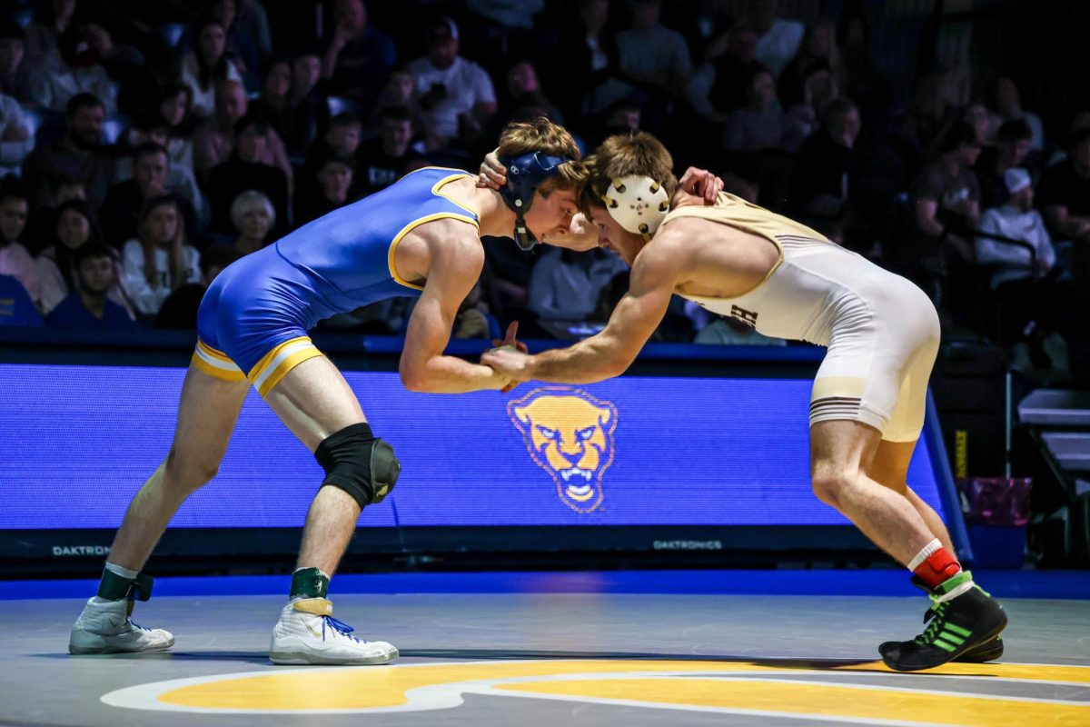 Pitt and Lehigh wrestle in the Fitzgerald Field House on Sunday, Nov. 24, 2024.
